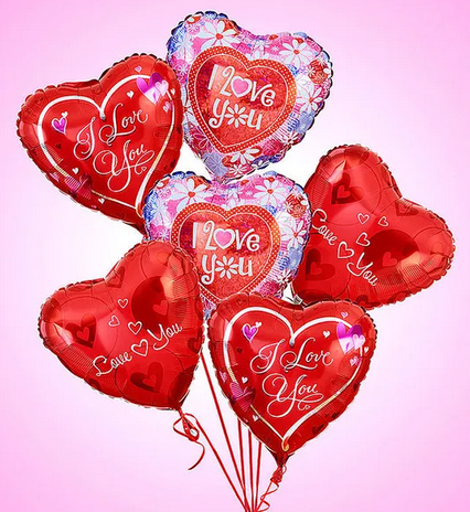 Air-Rangement® – Love & Romance Mylar Balloons image 4
