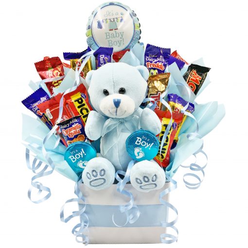 Ultimate Ultimate Baby Boy Chocolate Bouquet in AustraliaBaby Boy Chocolate Bouquet