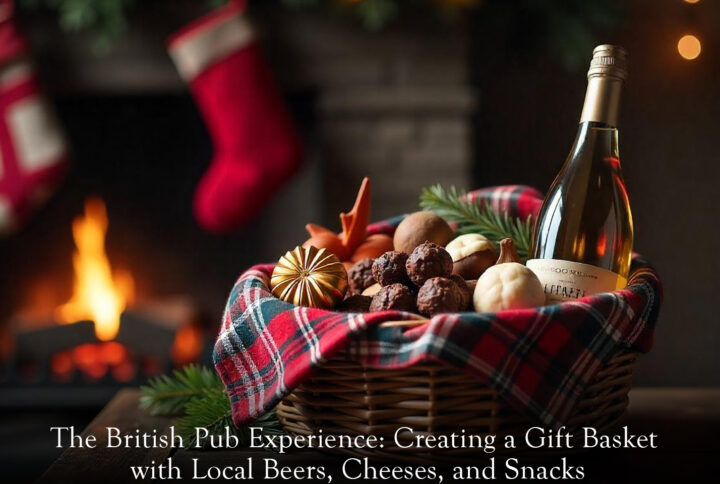 The British Pub Experience: Creating a Gift Basket with Local Beers, Cheeses, and Snacks