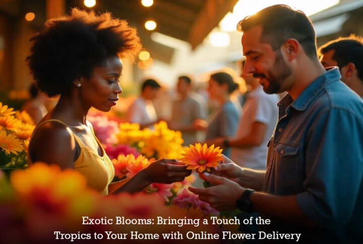 Exotic Blooms: Bringing a Touch of the Tropics to Your Home with Online Flower Delivery