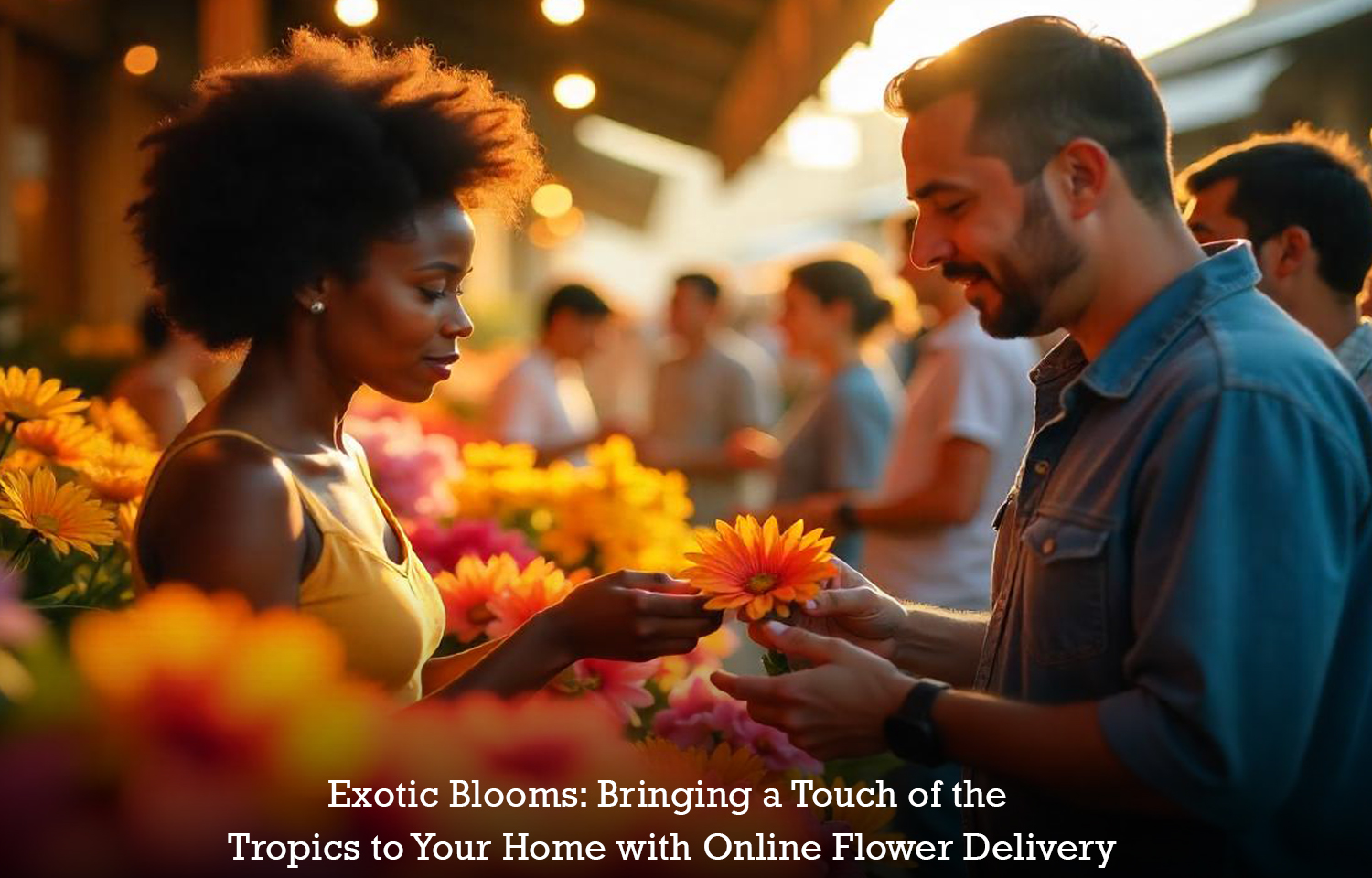 Exotic Blooms: Bringing a Touch of the Tropics to Your Home with Online Flower Delivery