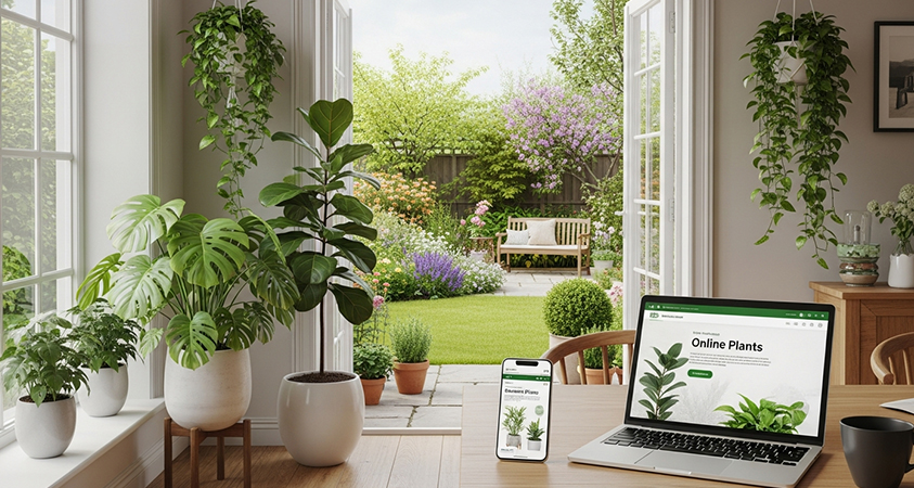 Order Plants Online UK From Indoor Décor to Outdoor Gardens Made Easy