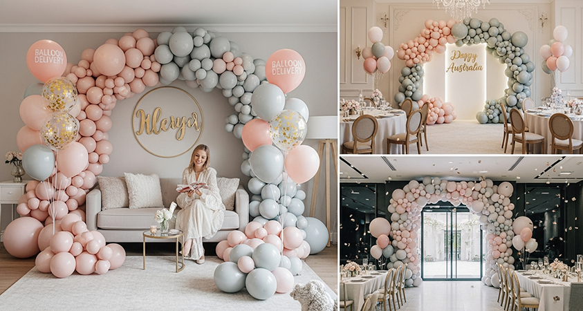 Balloon Delivery Australia: Creative Balloon Decoration Ideas for Home and Venue Events