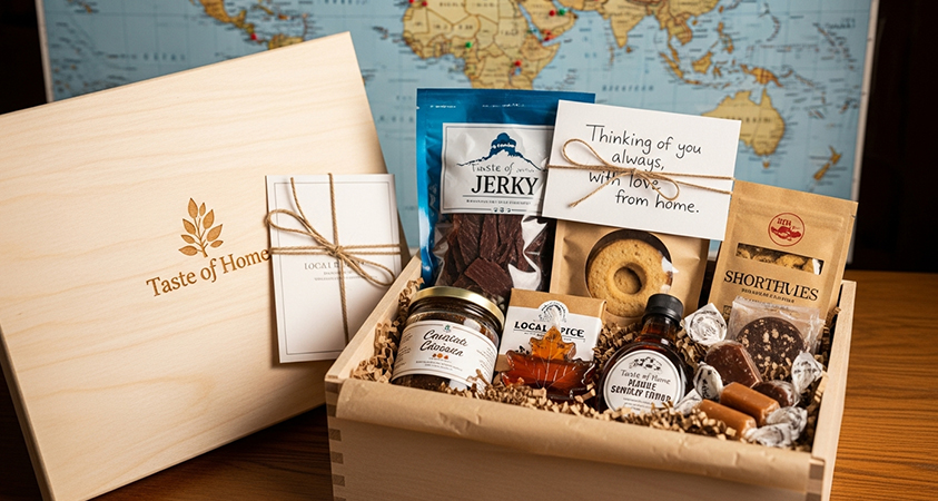 International Online Gift Shop Curating a "Taste of Home" Package for Friends Living Abroad