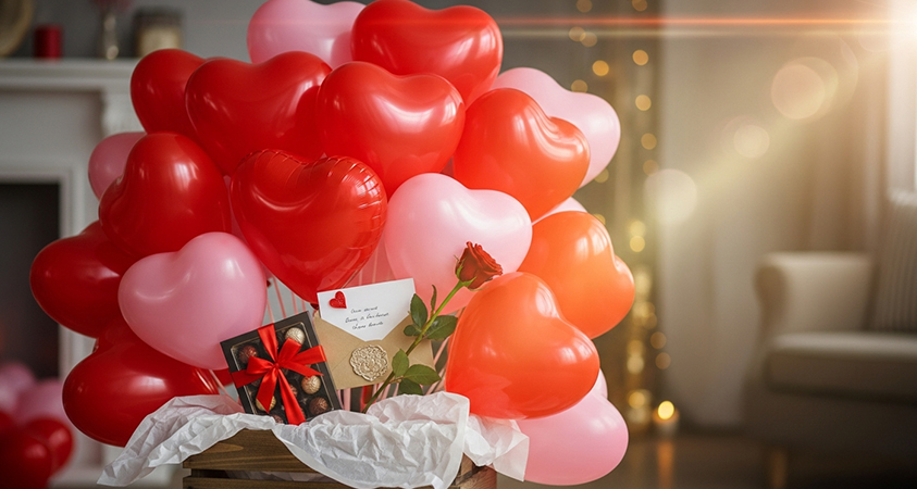 Valentine's Day Balloons Creative Decor and Gift Ideas to Make Love Float